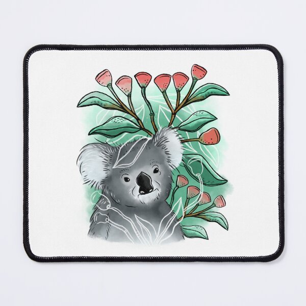 Item preview, Koala in the Native flowers designed and sold by jasmineberry.