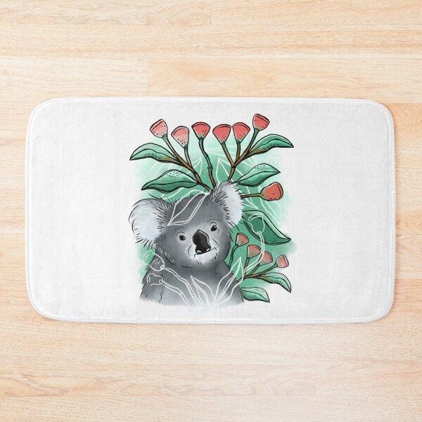 Item preview, Koala in the Native flowers designed and sold by jasmineberry.