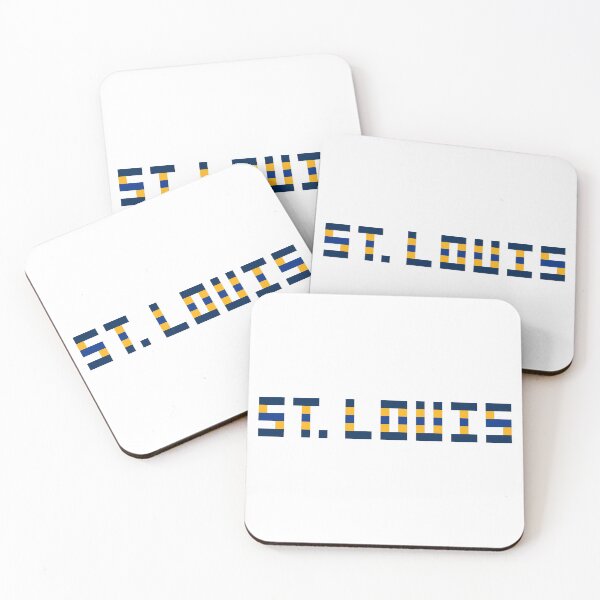 Item preview, Pixel NHL St. Louis in Away Colors designed and sold by gkillerb.
