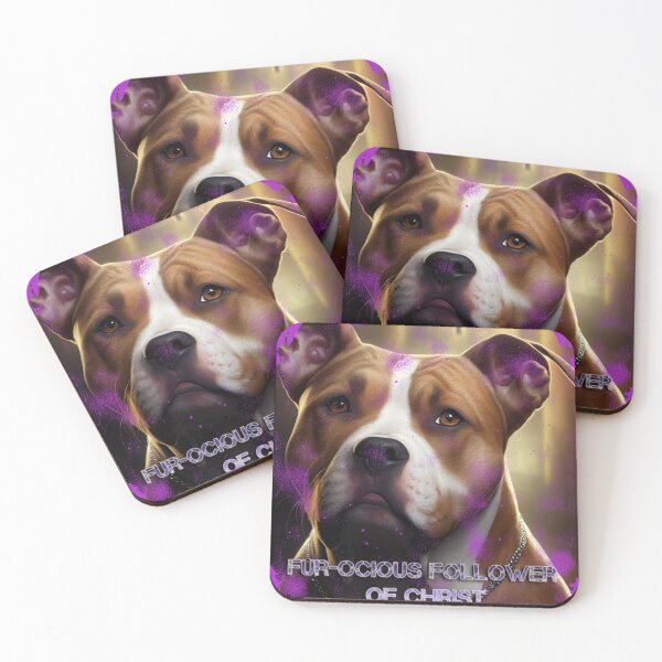Item preview, Fur-ocious Follower of Christ: Christian Staffordshire Terrier Design designed and sold by Art4Christ.