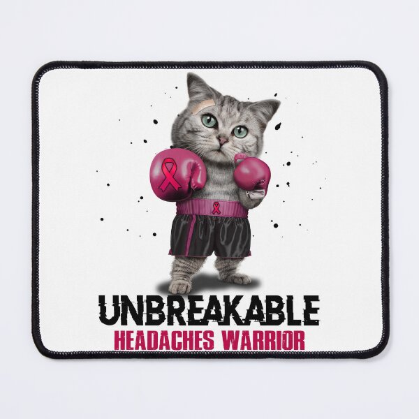 Item preview, Headaches Warrior - UNBREAKABLE - Headaches Ribbon designed and sold by EdithShop59.