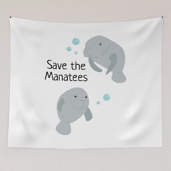 Item preview, Save the Manatees  designed and sold by DinoKate.