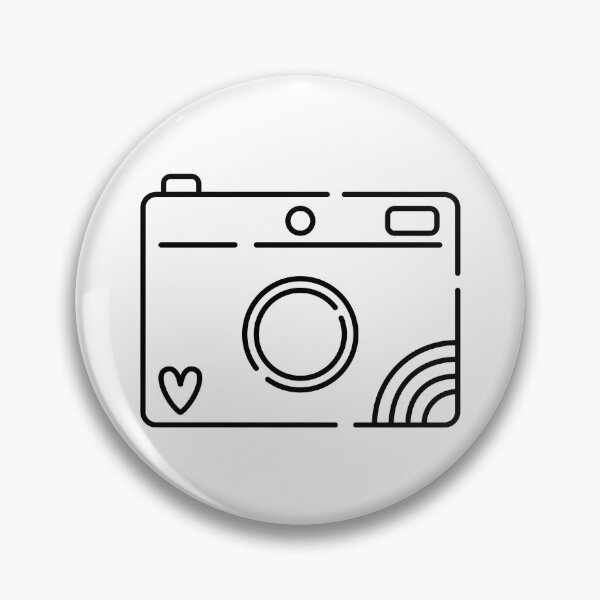 Item preview, Minimal camera, line black illustration designed and sold by OM-lova.