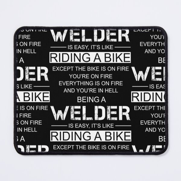Item preview, Being A Welder Is Easy Like Riding A Bike designed and sold by aryagiri.