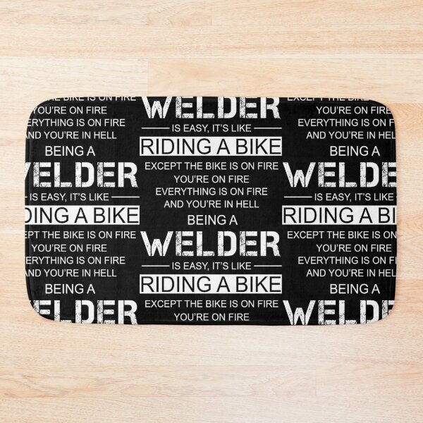Item preview, Being A Welder Is Easy Like Riding A Bike  designed and sold by aryagiri.