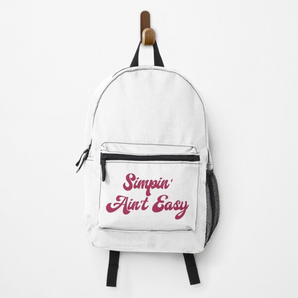 Item preview, Simpin' Ain't Easy (Pink on White) designed and sold by Sawset.