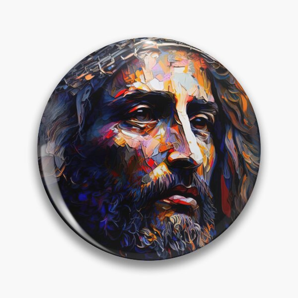 Item preview, Abstract Painting of Jesus designed and sold by EHouseArt.
