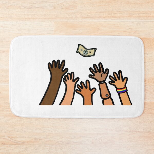 Item preview, Hand out reaching dollar money. Wealth, success motivation concept. designed and sold by Nalidsa Sukprasert.