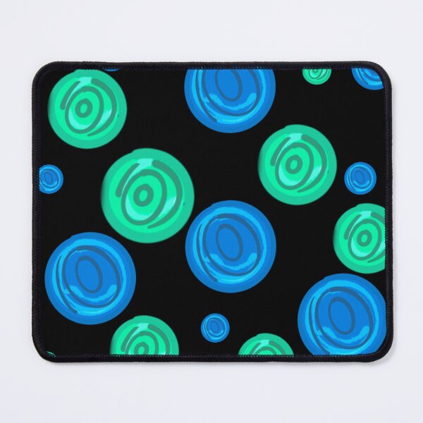 Item preview, Green and Blue Bauble Swirl - Pattern designed and sold by jolabrese.