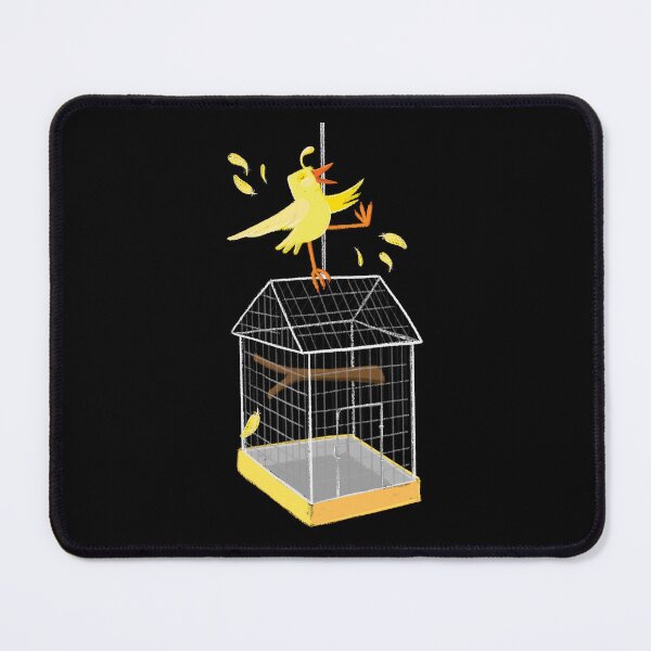 Item preview, Canary Bird in a CAGE designed and sold by jasmineberry.