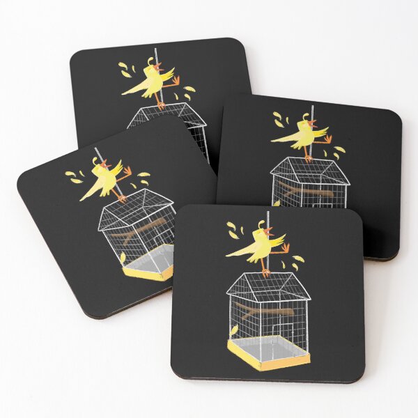 Item preview, Canary Bird in a CAGE  designed and sold by jasmineberry.