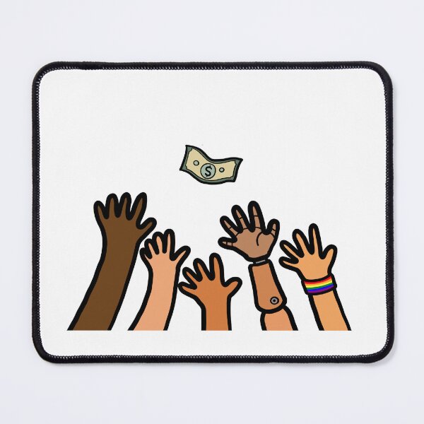 Item preview, Hand out reaching dollar money. Wealth, success motivation concept. designed and sold by Nalidsa Sukprasert.