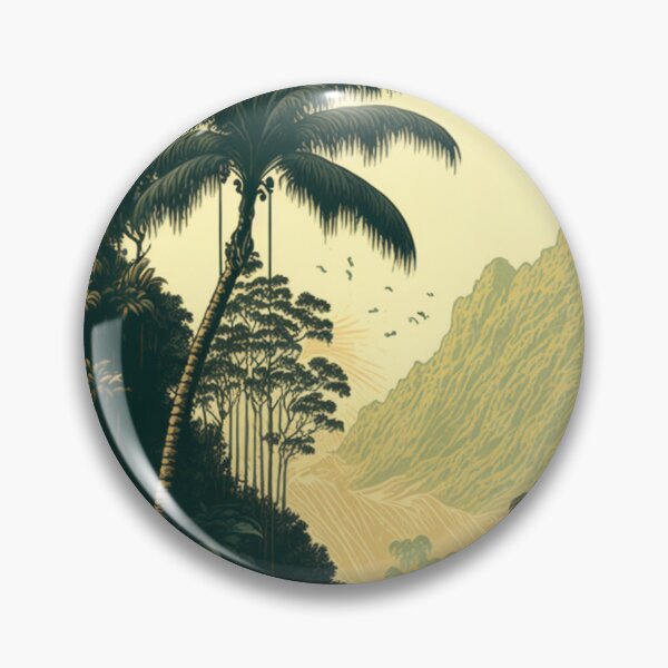 Item preview, Tropical Forest Jungle Illustration designed and sold by UncannyCanvas.