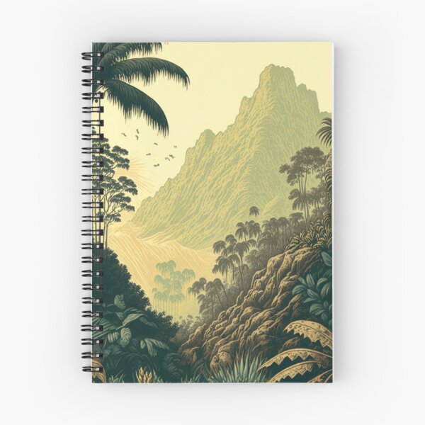 Item preview, Tropical Forest Jungle Illustration designed and sold by UncannyCanvas.