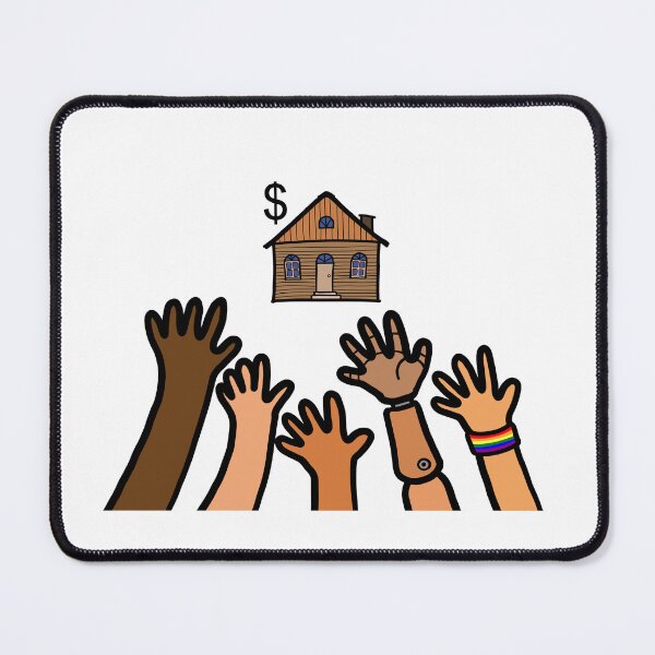 Item preview, People hand out reaching home ownership. Housing problems in society concept. designed and sold by Nalidsa Sukprasert.