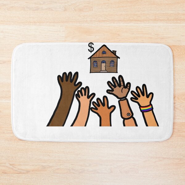 Item preview, People hand out reaching home ownership. Housing problems in society concept. designed and sold by Nalidsa Sukprasert.