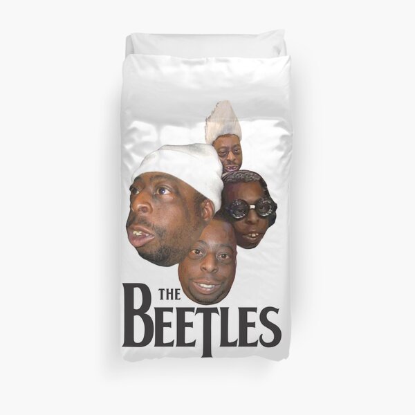 the beetles Duvet Cover