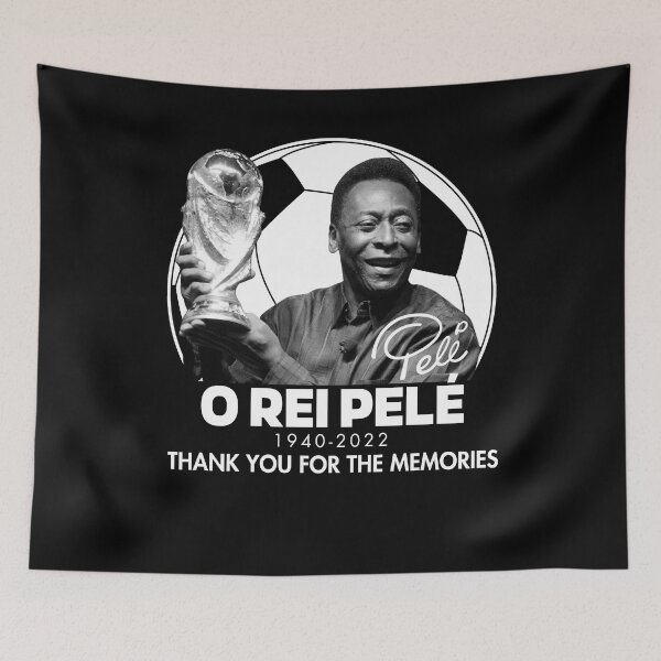 Item preview, RIP Pele 10 The King Football Player With Cup Legend Brazil Brasil Signature Retro Vintage Bootleg Rap Style designed and sold by BrentZimmerman.