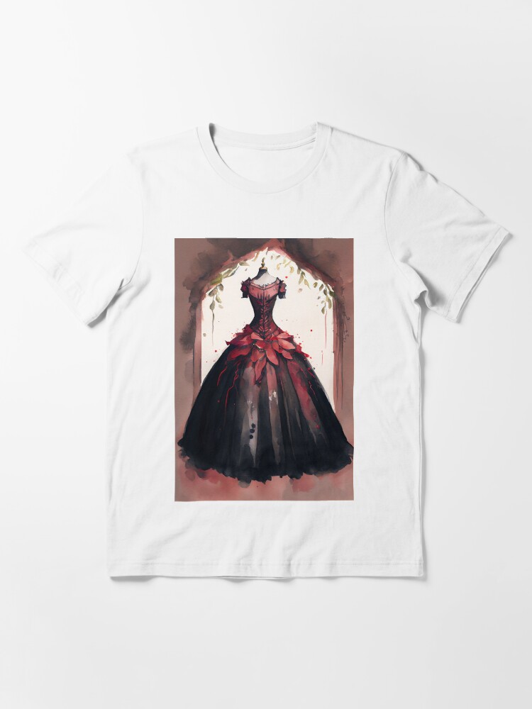 black and red gothic wedding dresses Crimson Raven Gothic Wedding Dress main image 0