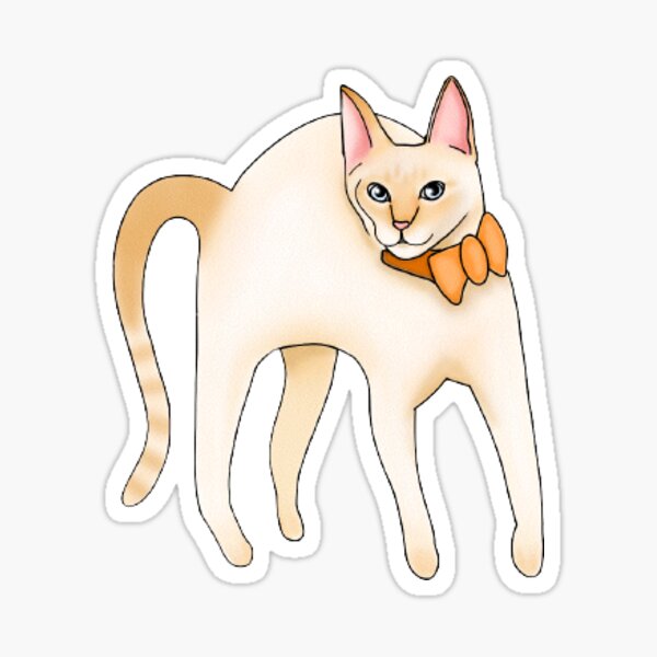Item preview, Flame Point Siamese - No background designed and sold by BlaisArtistry.