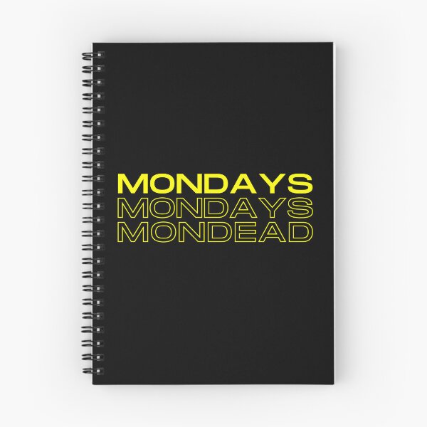 Item preview, Mondays Should Be Optional - MONdead - Aesthetic Text-based Design designed and sold by UniqqFactory.