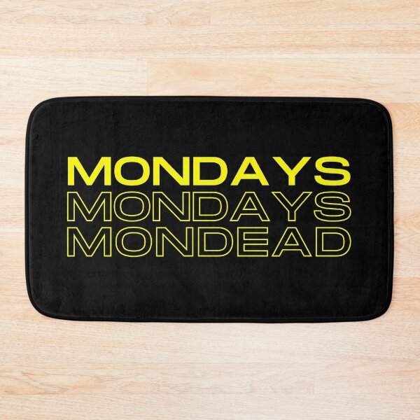 Item preview, Mondays Should Be Optional - MONdead - Aesthetic Text-based Design designed and sold by UniqqFactory.