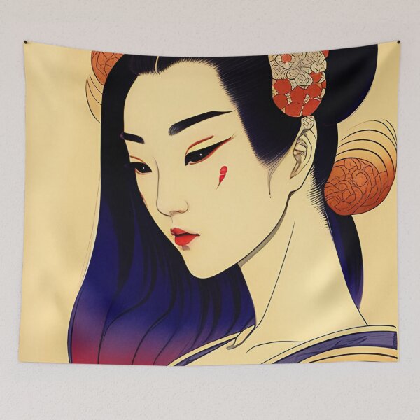 Item preview, Traditional Japanese Geisha designed and sold by Ellen Davis.