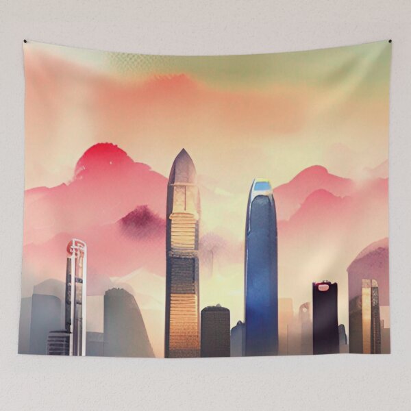 Item preview, Hong Kong Skyline designed and sold by Places On Earth.