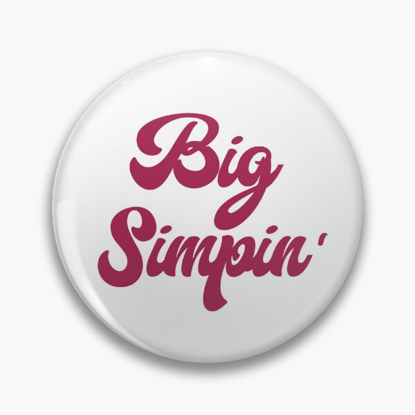 Item preview, Big Simpin' (Pink on White) designed and sold by Sawset.