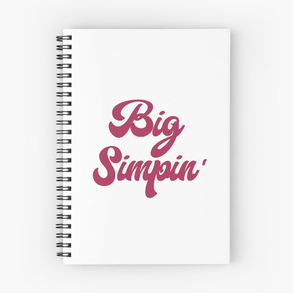 Item preview, Big Simpin' (Pink on White) designed and sold by Sawset.