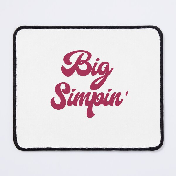 Item preview, Big Simpin' (Pink on White) designed and sold by Sawset.