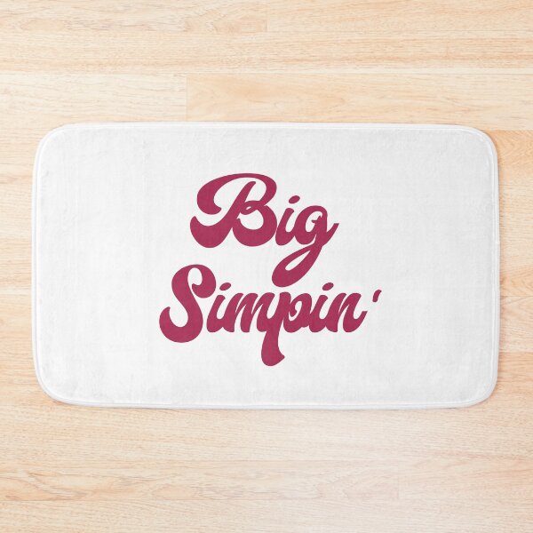 Item preview, Big Simpin' (Pink on White) designed and sold by Sawset.