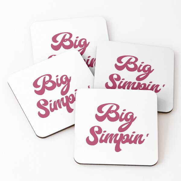 Item preview, Big Simpin' (Pink on White) designed and sold by Sawset.