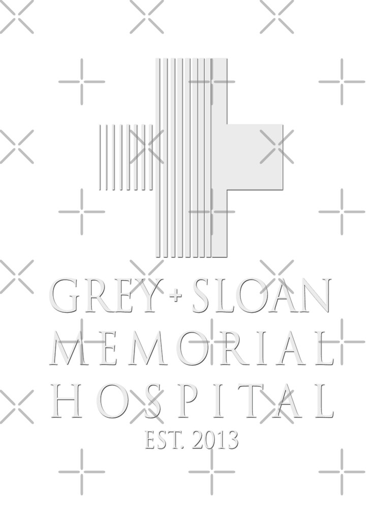 Disover Grey Sloan Memorial Hospital Plaque Onesie
