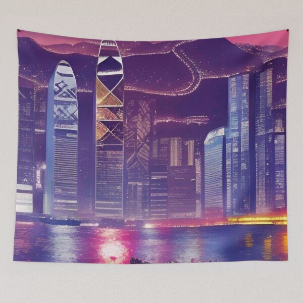 Item preview, Hong Kong Skyline designed and sold by Places On Earth.