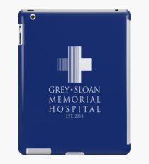 Grey Sloan Memorial Hospital Plaque iPad Case/Skin