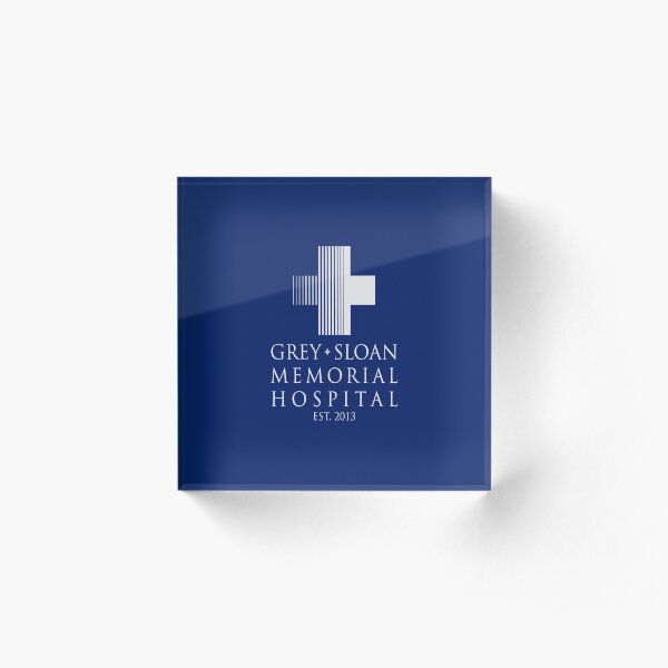Grey Sloan Memorial Hospital Plaque Acrylic Block