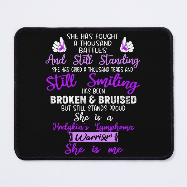 Item preview, Hodgkin's Lymphoma Warrior SHE IS ME - Support Hodgkin's Lymphoma Fighter Gifts designed and sold by Berriosly.