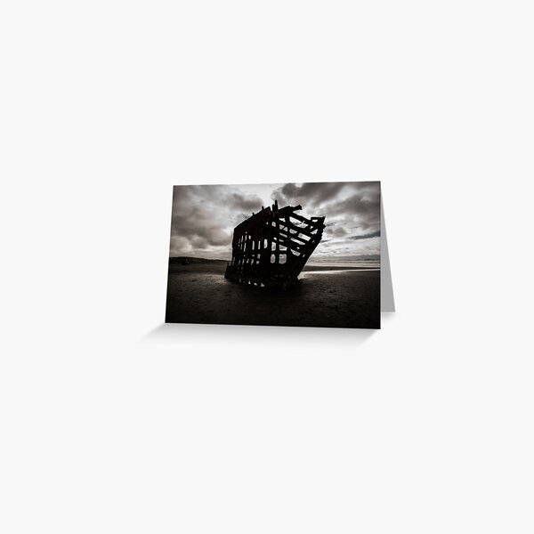 Peter Iredale Shipwreck Greeting Card