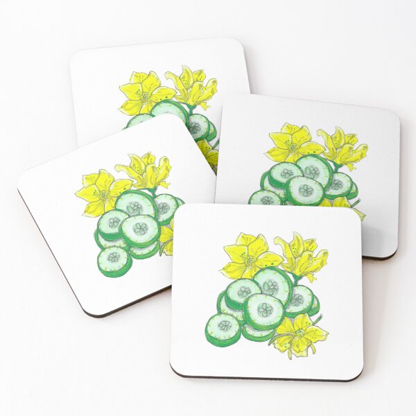 Item preview, Cucumber Blossom Garnish  designed and sold by Kerri Root.