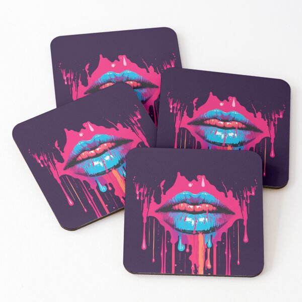 Item preview, Drippy Sexy Paint Lips designed and sold by ChasmicArt.