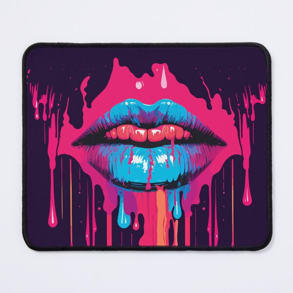 Item preview, Drippy Sexy Paint Lips designed and sold by ChasmicArt.