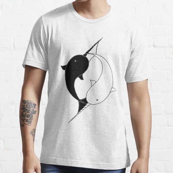 Narwhal YinYang Essential T-Shirt