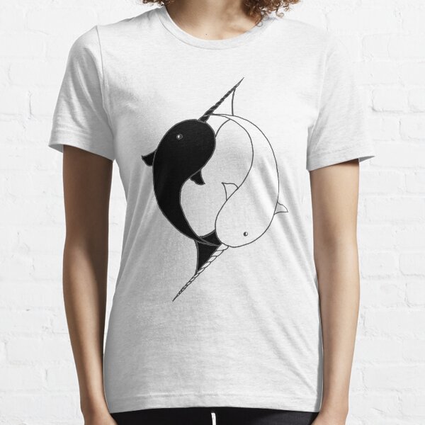 Narwhal YinYang Essential T-Shirt