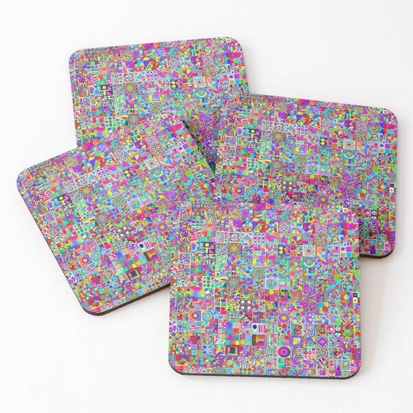 Item preview, 256 Splashes of Creativity: A Collage of Color and Shape designed and sold by ChrisButler.