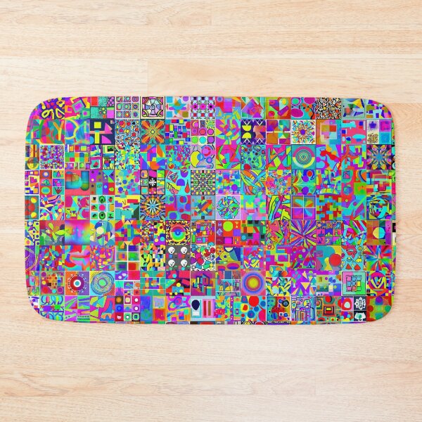 Item preview, 256 Splashes of Creativity: A Collage of Color and Shape designed and sold by ChrisButler.
