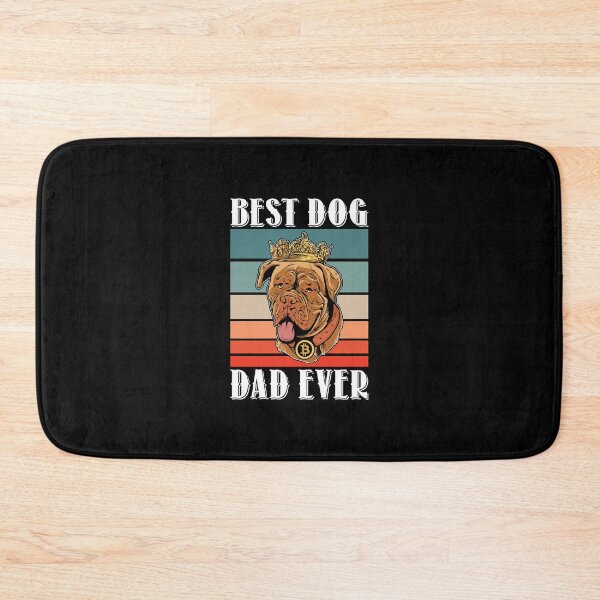 Item preview, Best Dog Dad Ever with Bitcoin Logo designed and sold by teamph.