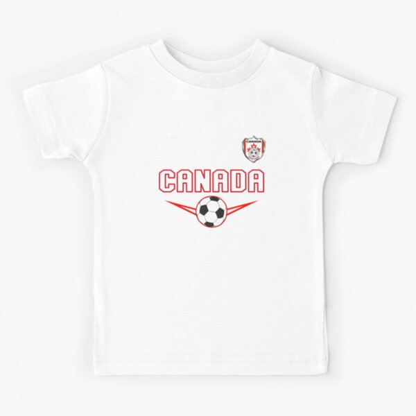 Canada Soccer Design with number 10 - Original Sports Apparel Kids T-Shirt  for Sale by fermo