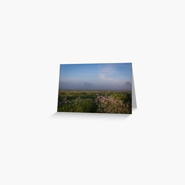 Foggy Field Greeting Card