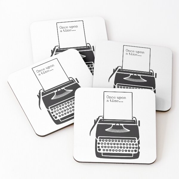 Item preview, Once Upon A Time - Writerly Inspiration - Typewriter Quote designed and sold by HeatherMoonArt.